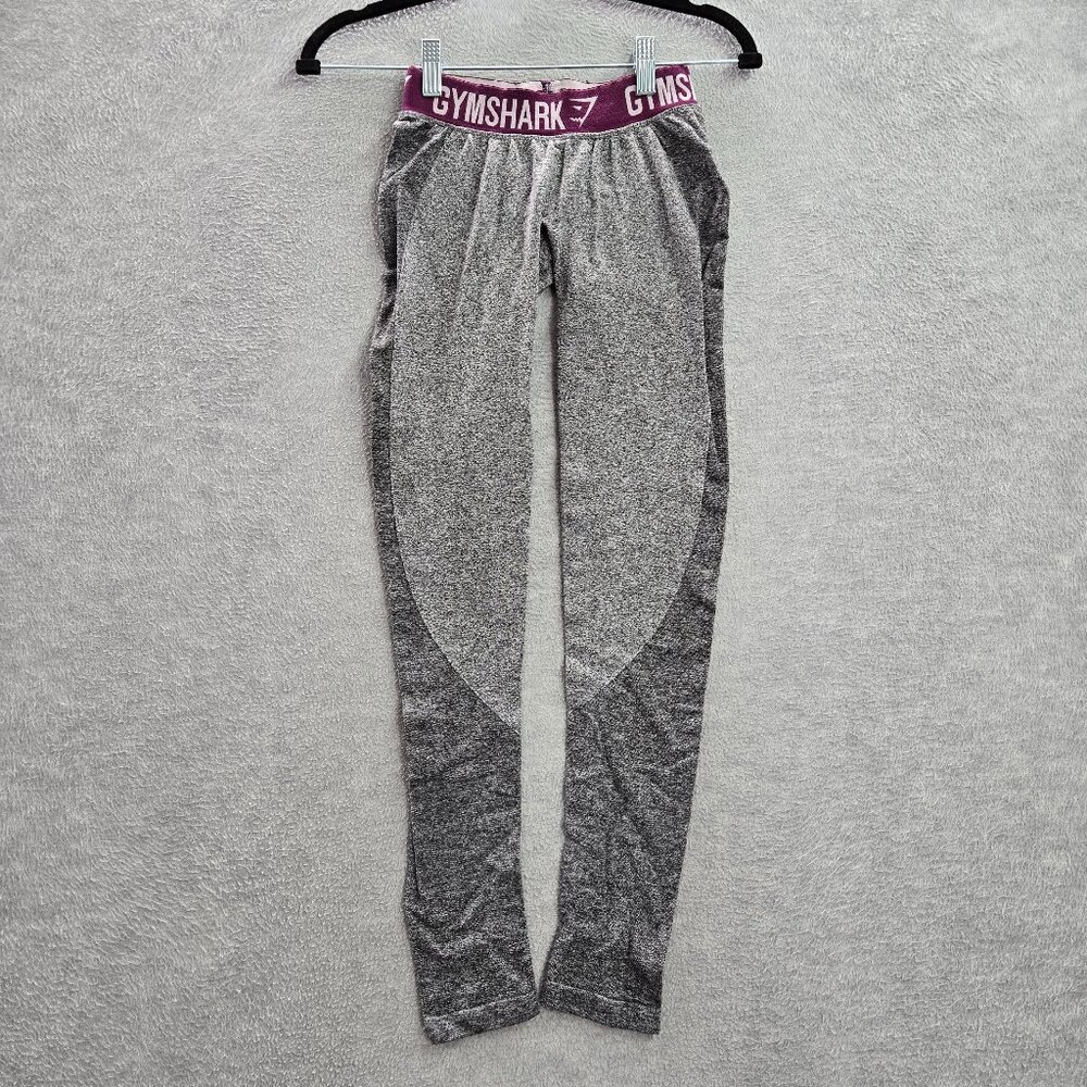 Gymshark Women Activewear‎ Pants XS Gray Legging Yoga Gym Skinny 26" Inseam